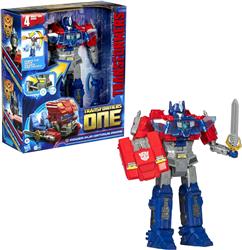 Hasbro Transformers One Movie Power Flip Optimus Prime (Orion Pax) Converting Action Figure, 4 Modes, 10-inch Interactive Elect
