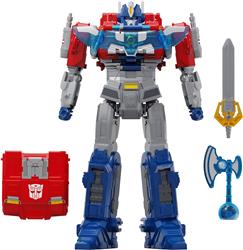 Hasbro Transformers One Movie Power Flip Optimus Prime (Orion Pax) Converting Action Figure, 4 Modes, 10-inch Interactive Elect
