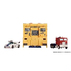 Hasbro Takara Tomy Transformers Dramatic Capture Series DCS-2 Autobot Headquarters Jazz, Mainframe, and Optimus Prime Set Actio