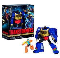 Hasbro Transformers Studio Series Leader Class Transformers: Age of the Primes Leader G2 Universe Grimlock and Autobot Wheelie