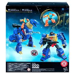 Hasbro Transformers Studio Series Leader Class Transformers: Age of the Primes Leader G2 Universe Grimlock and Autobot Wheelie