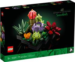 LEGO Icons Ensemble de plantes succulentes et de fleurs pour adultes,