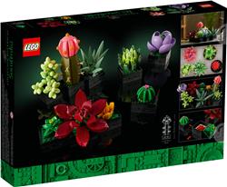 LEGO Icons Ensemble de plantes succulentes et de fleurs pour adultes,