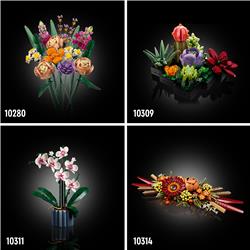 LEGO Icons Bouquet de fleurs sauvages Fleurs artificielles 10313