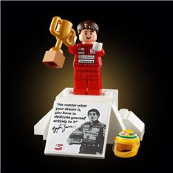 LEGO Icons McLaren MP4/4 et Ayrton Senna Modèle de voiture de course p