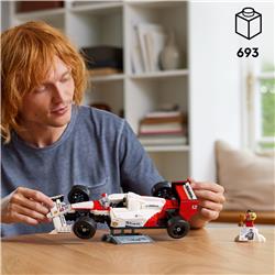 LEGO Icons McLaren MP4/4 et Ayrton Senna Modèle de voiture de course p