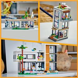 LEGO Creator 3 en 1 Ensemble de jeu de maison moderne et ensemble de c