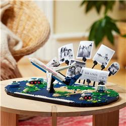 LEGO Travel Moments - Ensemble de construction de jouets - Carte du mo