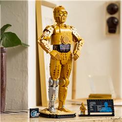 Figurine de droïde à construire LEGO Star Wars C-3PO 75398