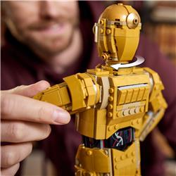 Figurine de droïde à construire LEGO Star Wars C-3PO 75398