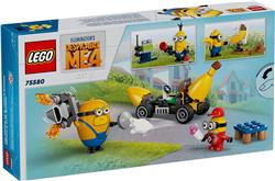 LEGO Moi, moche et méchant 4 Minions et voiture banane,75580