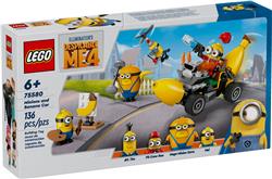 LEGO Moi, moche et méchant 4 Minions et voiture banane,75580
