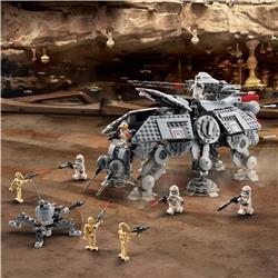 LEGO Star Wars AT-TE Walker 75337 Toy Building Kit; Fun Gift for Kids