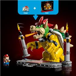LEGO Super Mario The Mighty Bowser 71411 Building Kit; Collectible Gif