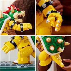 LEGO Super Mario The Mighty Bowser 71411 Building Kit; Collectible Gif