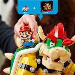 LEGO Super Mario The Mighty Bowser 71411 Building Kit; Collectible Gif