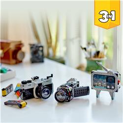 Jouet appareil photo rétro LEGO Creator 3 en 1 pour jeu créatif 31147