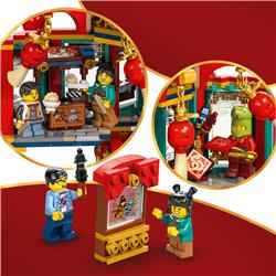 LEGO Le festival traditionnel chinois La lanterne tournante Ensemble d