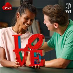 LEGO Art LOVE, Cadeau pour les couples et idée de décoration intérieur