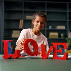 LEGO Art LOVE, Cadeau pour les couples et idée de décoration intérieur
