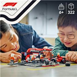 LEGO City L’arrêt au stand et les mécaniciens de F1 avec la voiture Fe