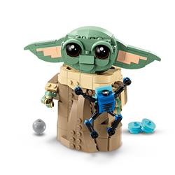 LEGO Star Wars : Le Mandalorien Grogu et son landau à répulseurs, Figu