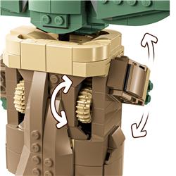 LEGO Star Wars : Le Mandalorien Grogu et son landau à répulseurs, Figu