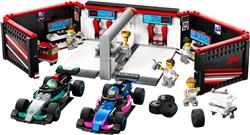 LEGO City F1 Garage & Mercedes-AMG & Alpine Cars Toy Playset 60444