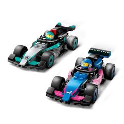LEGO City F1 Garage & Mercedes-AMG & Alpine Cars Toy Playset 60444