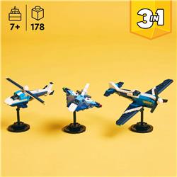 LEGO Creator 3in1 Aircraft: Race Plane Toy Vehicle Playset 31160