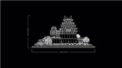 LEGO Architecture Himeji Castle 21060 Building Set 2125 Pieces