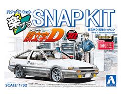 Aoshima 1/32 SNAP KIT Initial D Takumi's Hachiroku AE86 Toyota