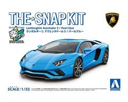 Aoshima 1/32 SNAP KIT #12-E Lamborghini Aventador S (Pearl Blue)
