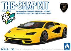 Aoshima 1/32 SNAP KIT #19-C Lamborghini Countach LPI 800-4(Yellow)