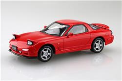 Aoshima 1/32 SNAP KIT #04-VR, Mazda Efini FD3S RX-7 (Vintage Red) Model Kit | No Glue Needed | Snap by Hand