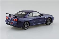 Aoshima 1/32 SNAP KIT Nissan R34 Skyline GT-R (Midnight Purple III)