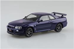 Aoshima 1/32 SNAP KIT Nissan R34 Skyline GT-R (Midnight Purple III)