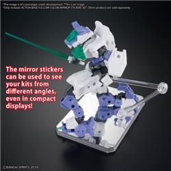 BANDAI Hobby Action Base 6 1/144 [CLEAR COLOR] Mirror Stickers Set