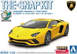 Kit de montage Aoshima 1/32e #12-B Lamborghini Aventador S (jaune perle)