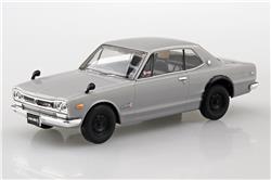 Aoshima 1/32 SNAP KIT #16-SV Nissan C10 Skyline 2000GT-R(Silver)