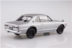 Aoshima 1/32 SNAP KIT #16-SV Nissan C10 Skyline 2000GT-R(Silver)