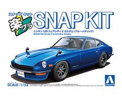 Aoshima 1/32 Snap Kit #15CU-BE Nissan S30 Fairlady Z custom Blue