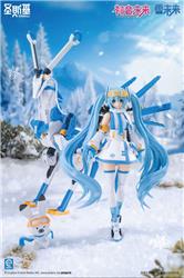 Eastern Model SHENGGE SOSKILL X Hatsune Miku Snow Miku Plastic Model K