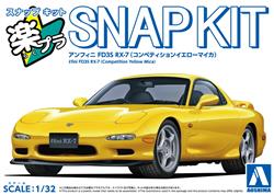 Aoshima 1/32 SNAP KIT Mazda Efini FD3S RX-7 (Competition Yellow Mica)