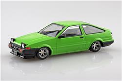 Aoshima 1/32 Snap Kit  Toyota Sprinter Trueno Custom Wheel (Green)