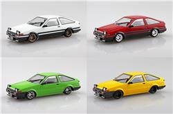 Aoshima 1/32 Snap Kit  Toyota Sprinter Trueno Custom Wheel (Green)