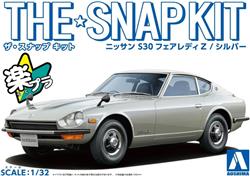 Aoshima 1/32 Snap Kit #13-D Nissan S30 Fairlady Z Silver Model Kit