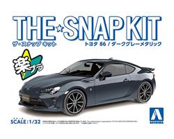 Aoshima 1/32 SNAP KIT #08-DG Toyota 86 (Dark Grey Metallic)
