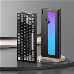 WOB RAINY75 75% noir clavier mécanique personnalisé en aluminium