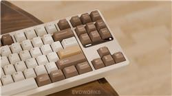QwertyKeys Tri-Mode 80% CNC Aluminum Anodized Sandgold Keyboard